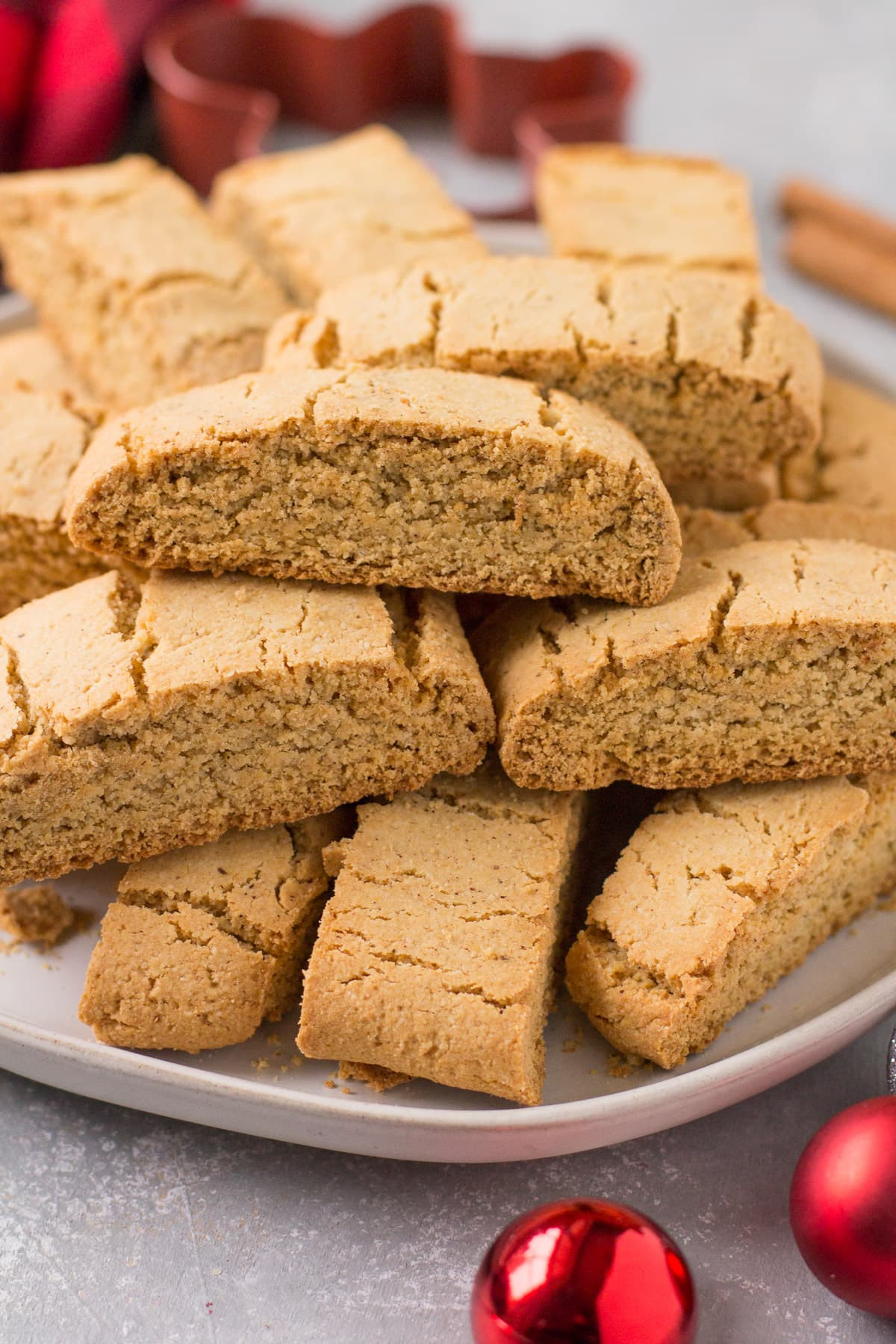 The Clean Eating Couple
 Paleo Gingerbread Biscotti The Clean Eating Couple