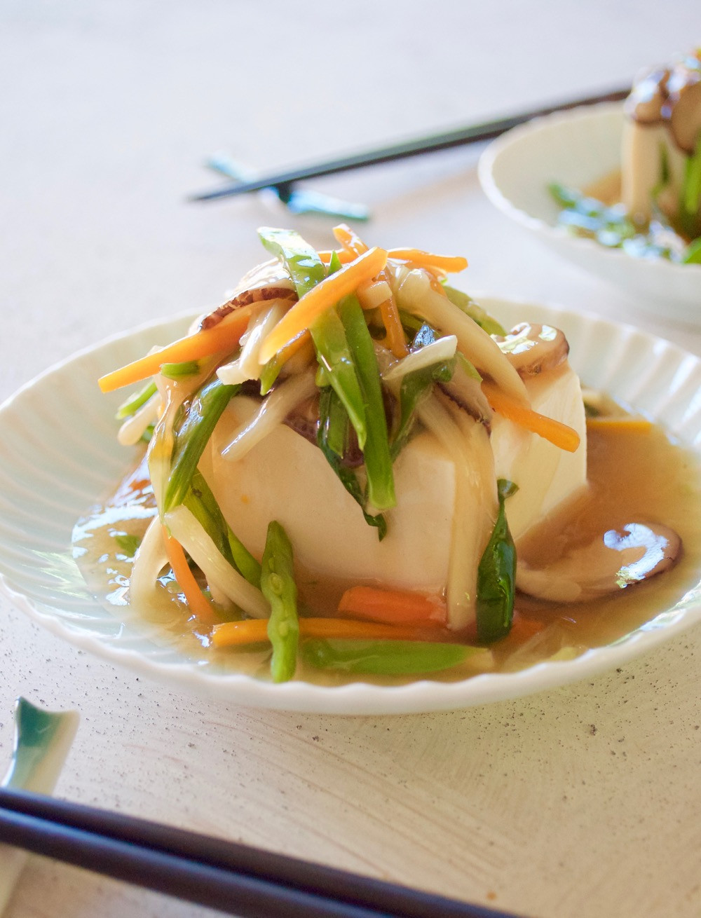 Tofu Veg Recipes
 Tofu with Ve able Sauce