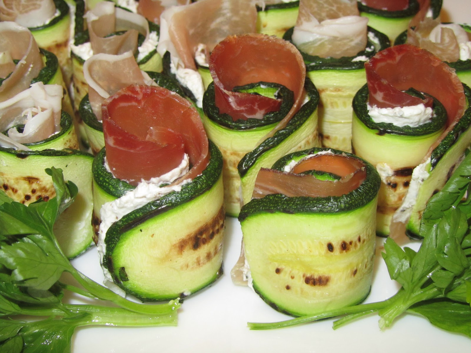 Traditional Italian Appetizers
 Cook a bit or a bit of a cook Italian Zucchini "Sushi"