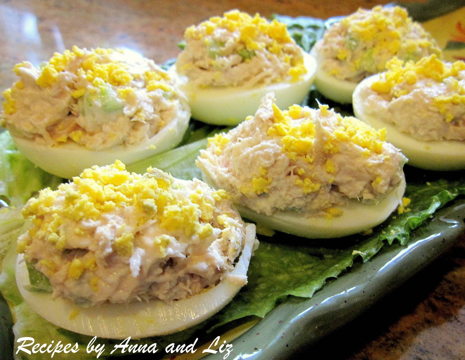 Tuna Deviled Eggs
 Tuna Stuffed Deviled Eggs 2 Sisters Recipes by Anna and Liz