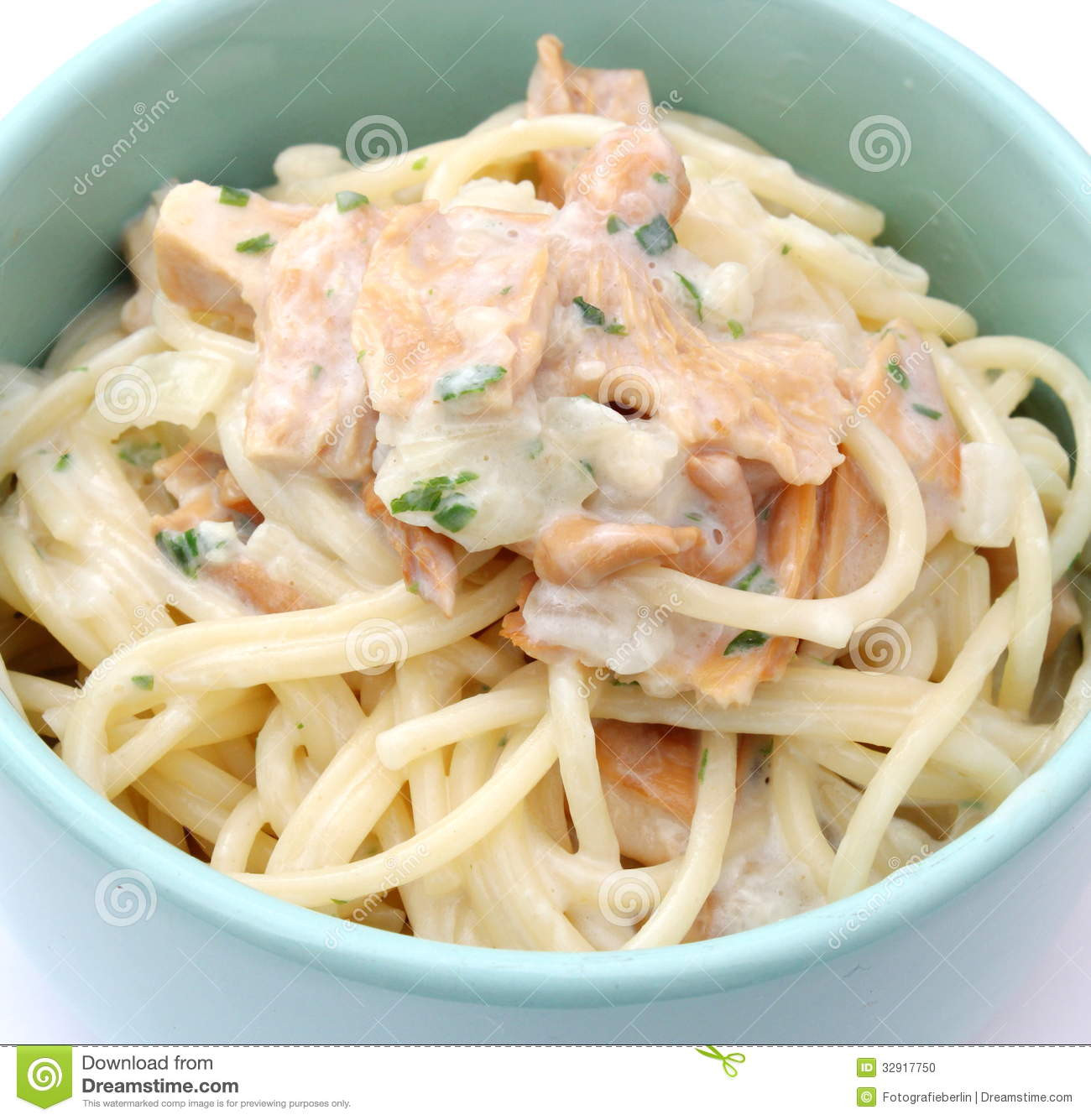 Tuna Fish And Noodles
 Fresh Pasta With Tuna Fish Stock Image