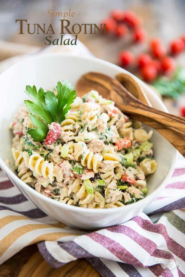 Tuna Fish Pasta Salad
 Simple Tuna Rotini Salad • The Healthy Foo