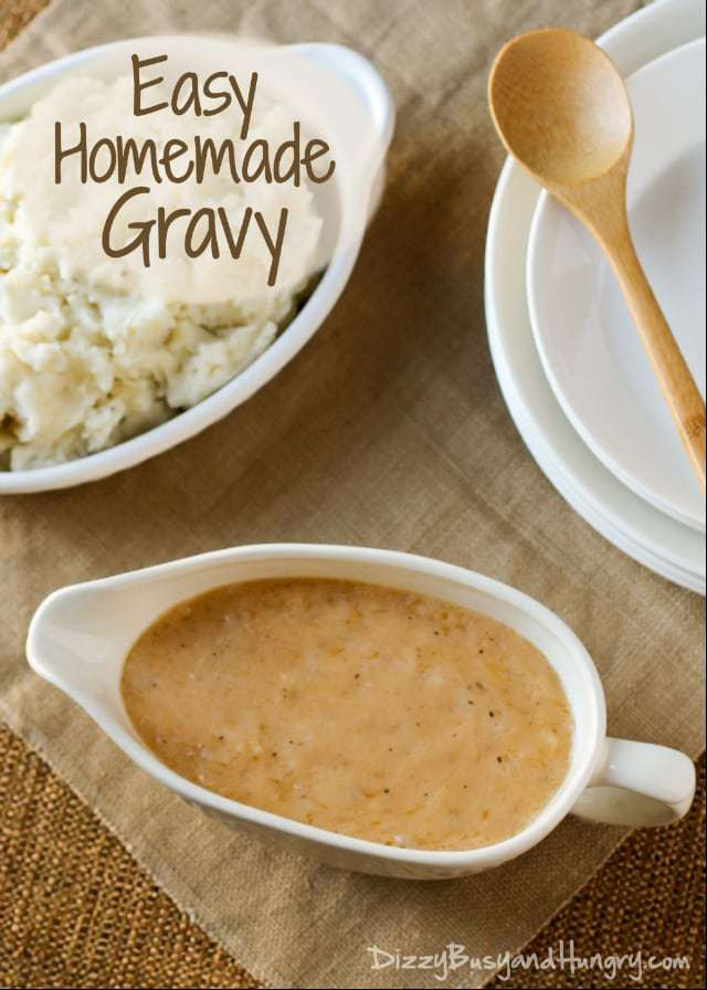 Turkey Gravy Recipes Easy
 Easy Homemade Gravy