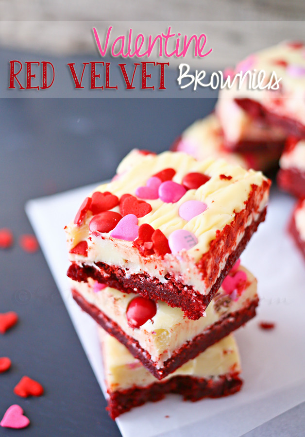Valentine'S Day Brownies
 Valentine Red Velvet Brownies Kleinworth & Co