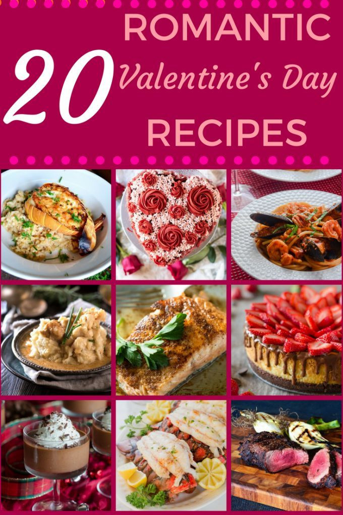 Valentine'S Day Dinner Ideas
 These 20 Romantic Valentine s Day Recipes will provide an