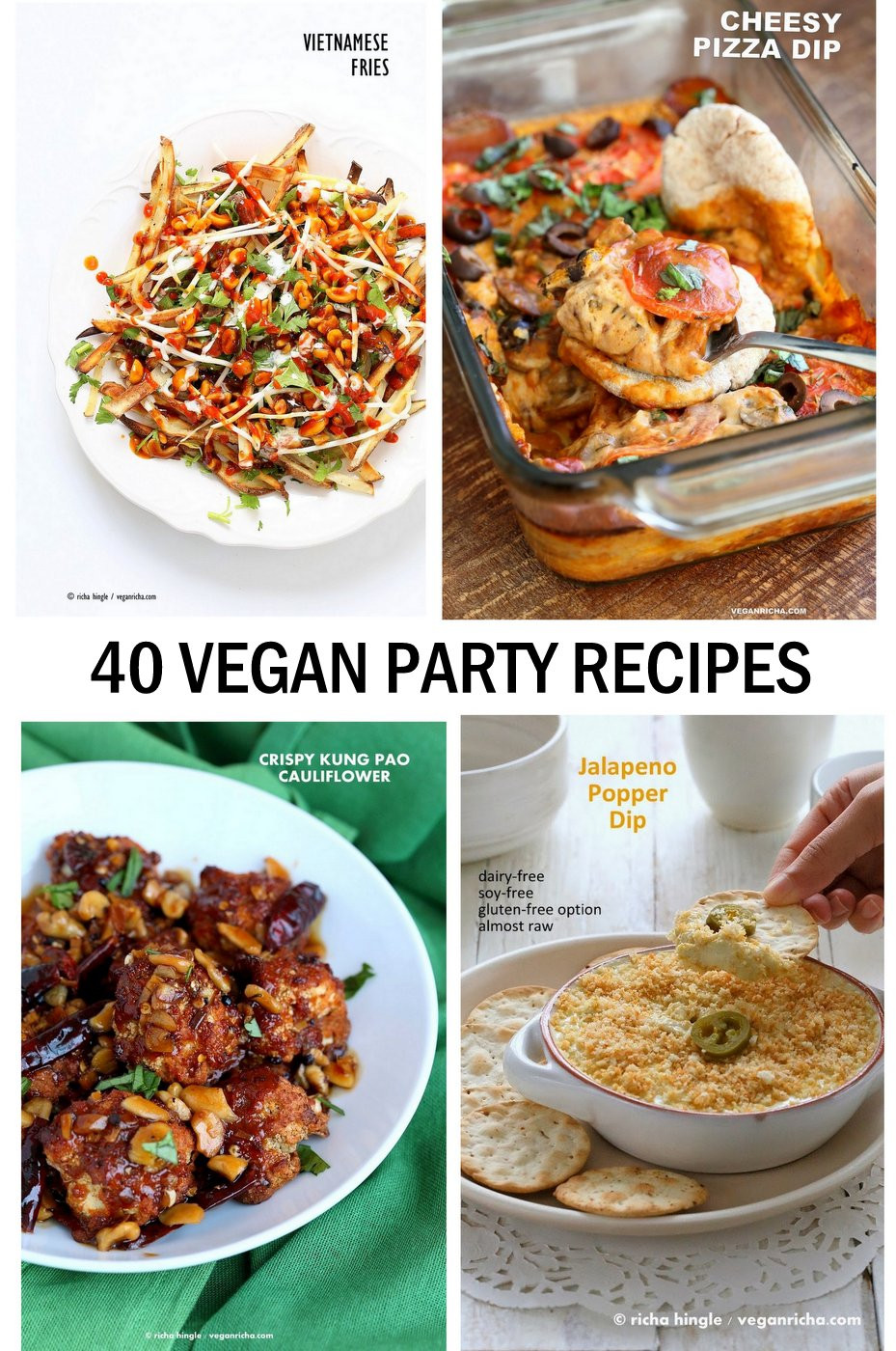 Vegan Appetizer Recipes Cocktail Party
 40 Vegan Party Food Recipes Vegan Richa