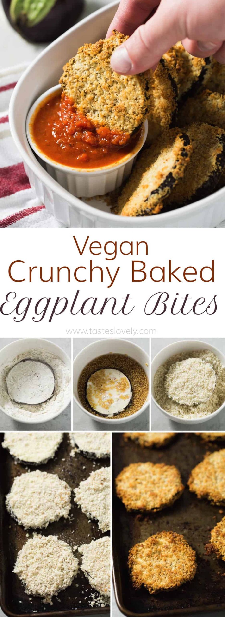 Vegan Baked Eggplant Recipes
 Vegan Crunchy Baked Eggplant Bites — Tastes Lovely