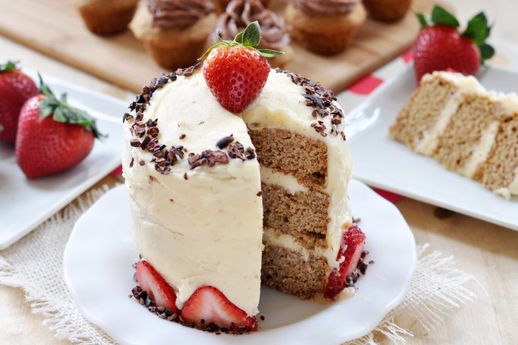 Vegan Birthday Cake Recipes
 Classic Vanilla Birthday Cake Vegan Gluten Free The