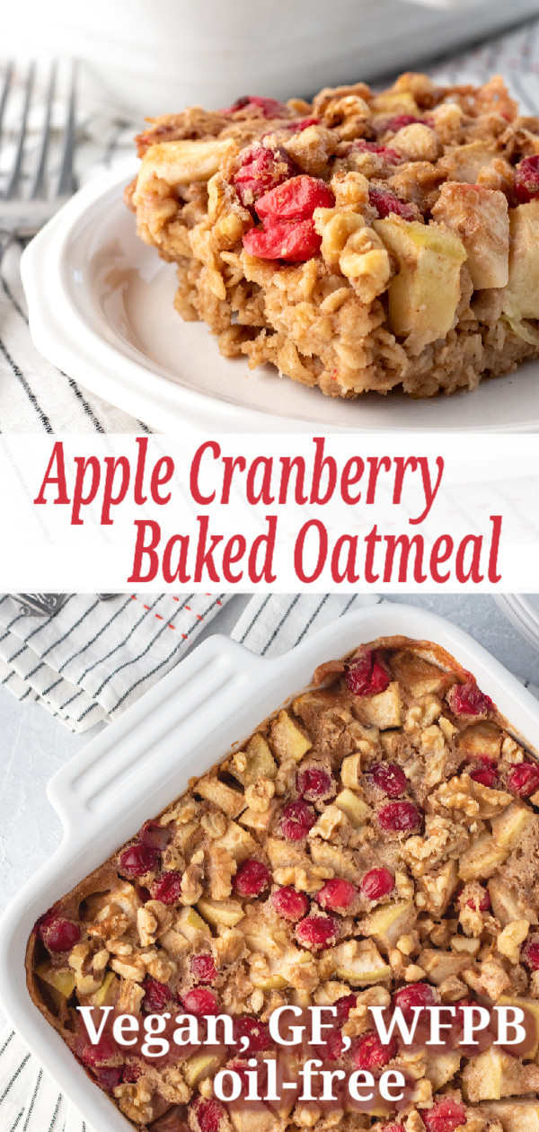 Vegan Brunch Recipes Make Ahead
 Apple Cranberry Baked Oatmeal Recipe