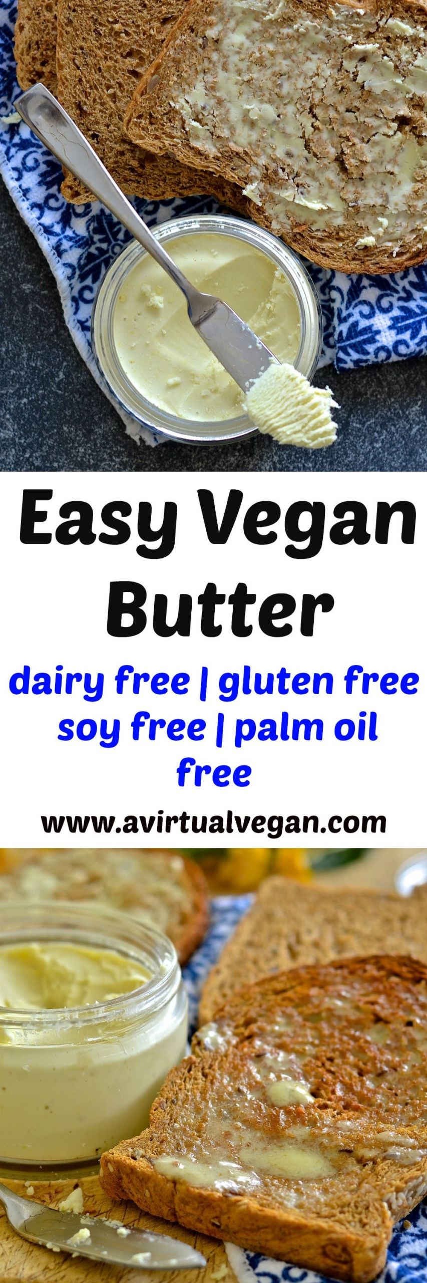 Vegan Butter Recipes
 Easy Vegan Butter no emulsifiers & ready in mins A