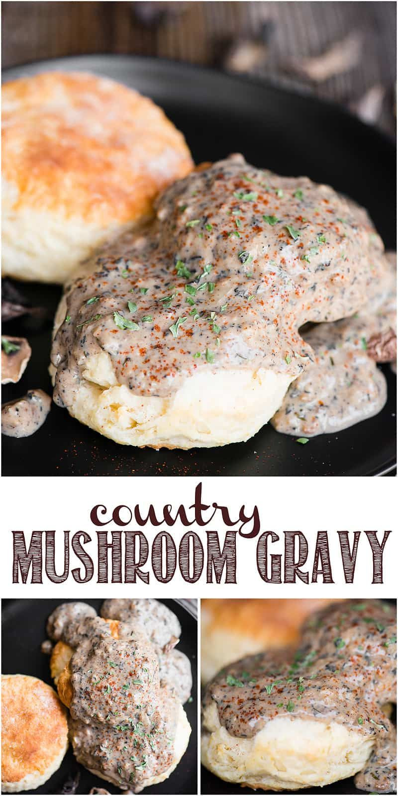 Vegan Country Gravy
 Country Mushroom Gravy is a great alternative to sausage