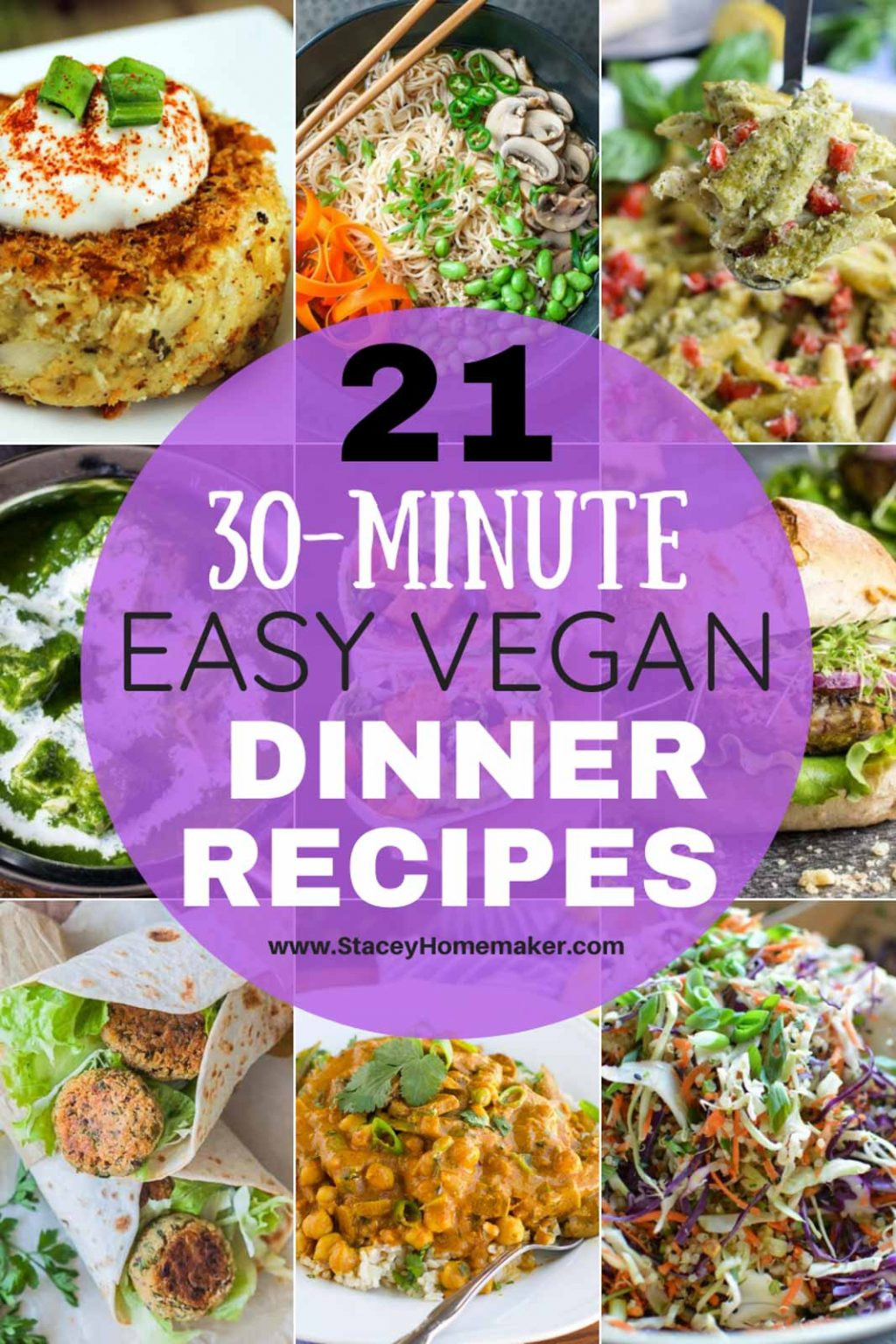Vegan Family Dinners
 21 Family Favorite Easy Vegan Dinner Recipes Ready in 30