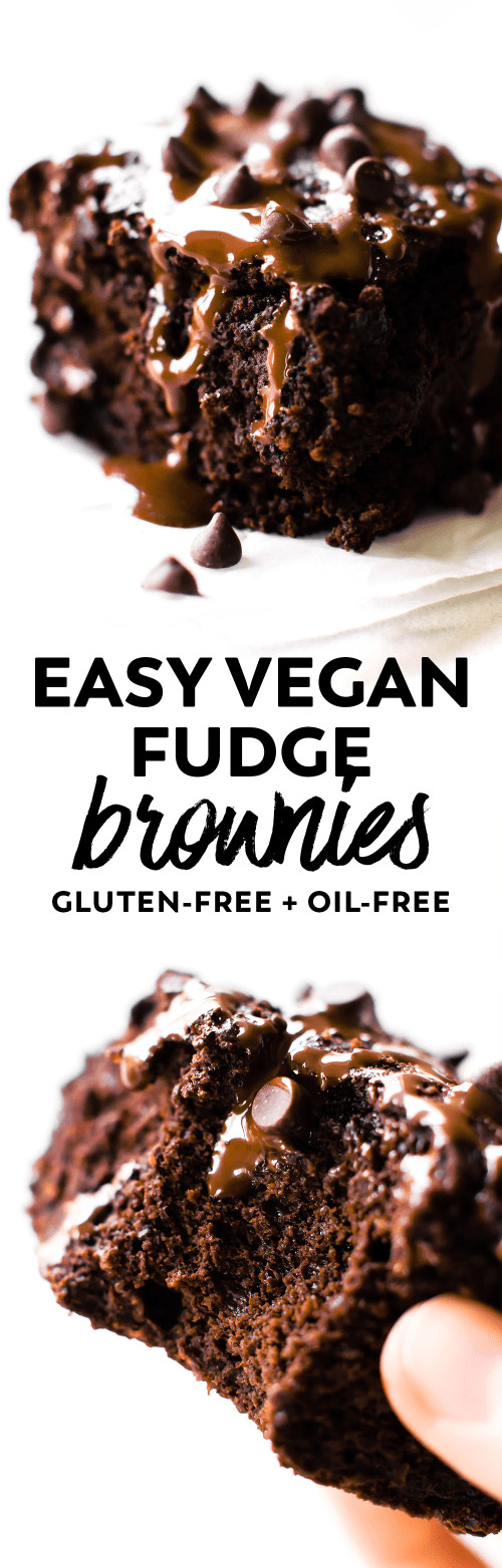 Vegan Fudge Brownies
 Easy Vegan Fudge Brownies Gluten Free