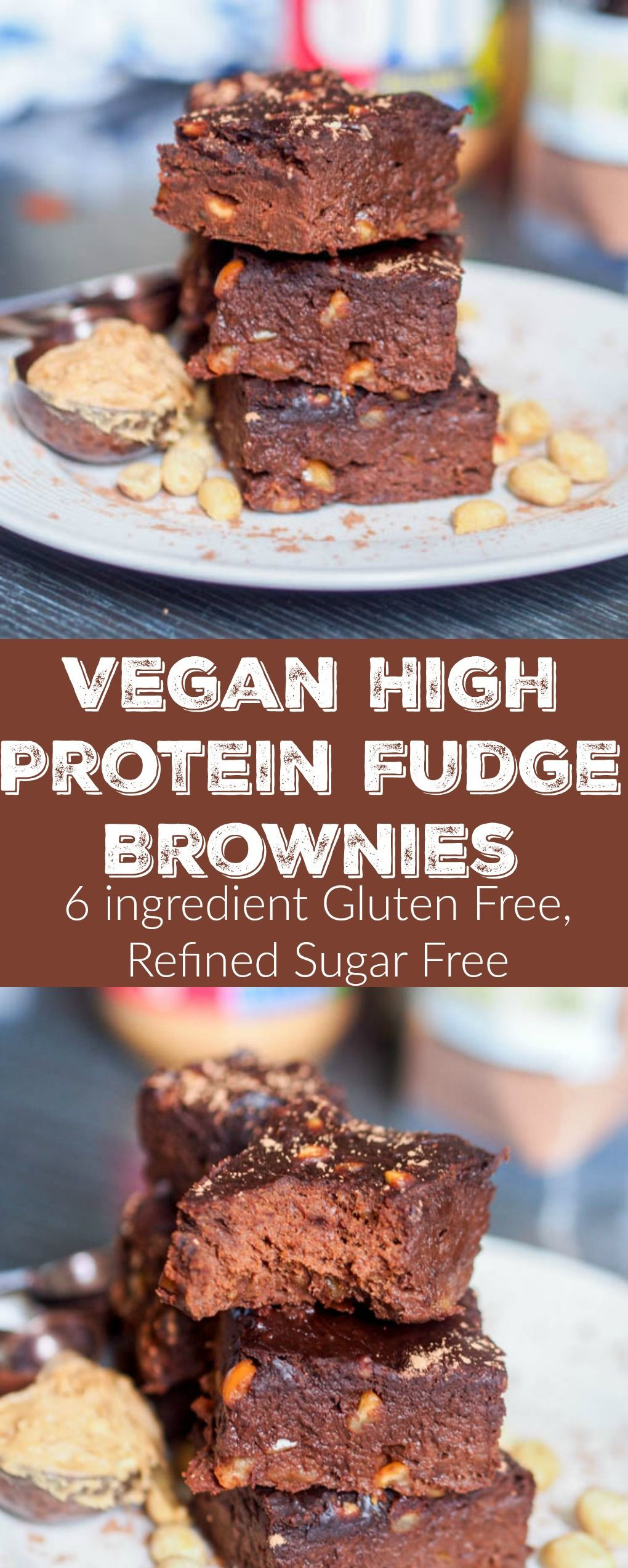 Vegan Fudge Brownies
 Vegan High Protein Fudge Brownies Recipe