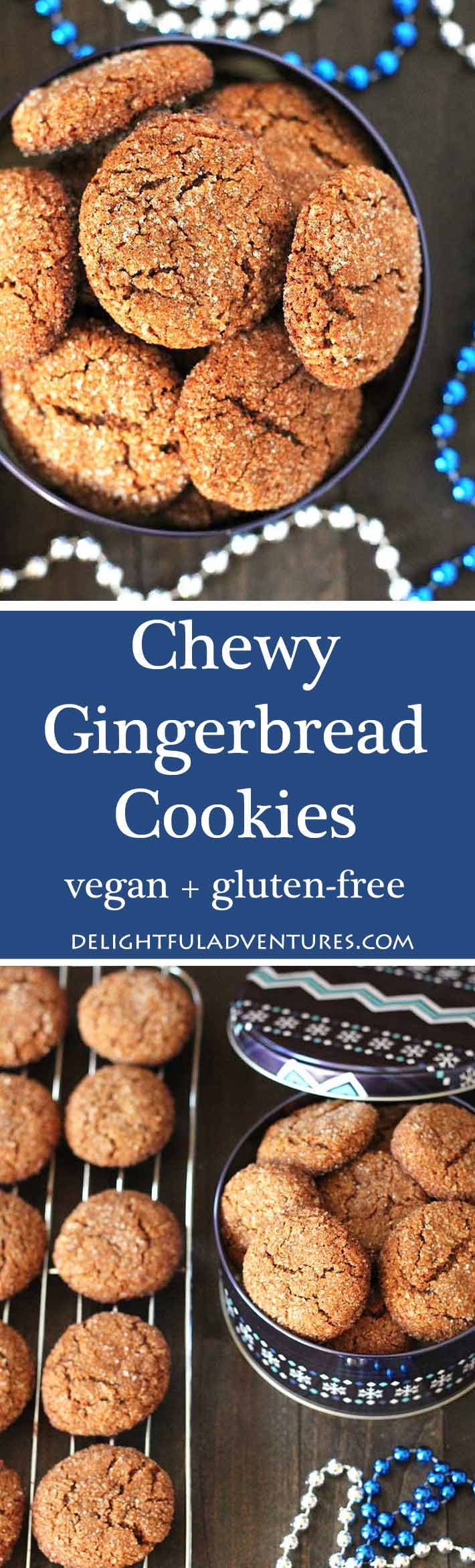 Vegan Gluten Free Gingerbread Cookies
 Chewy Vegan Gluten Free Gingerbread Cookies Delightful