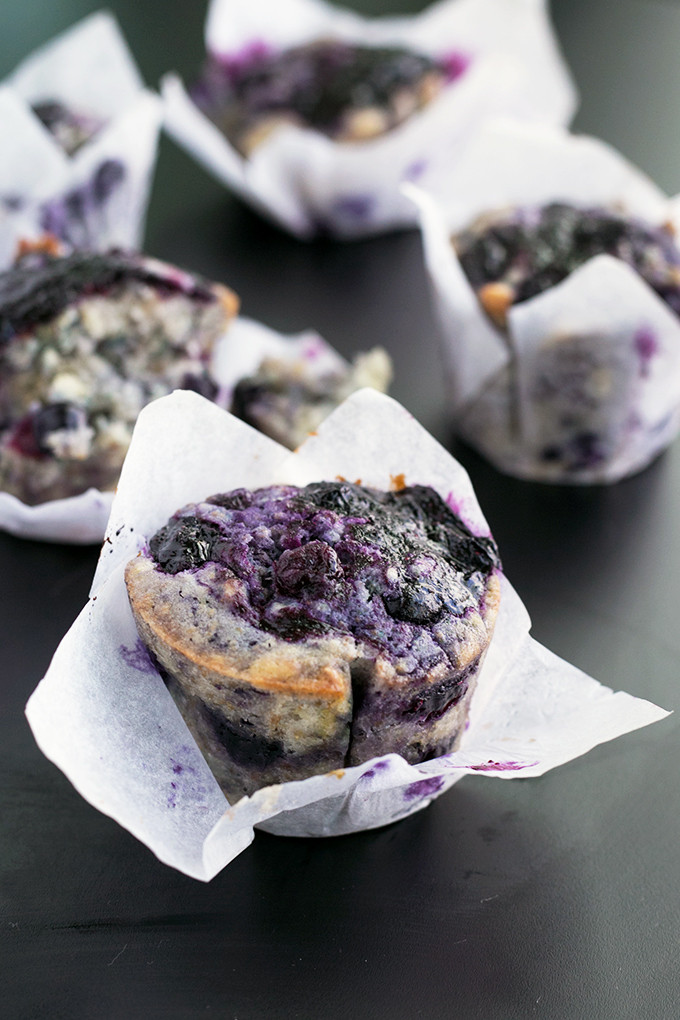 Vegan Muffin Recipes
 Loaded Vegan Blueberry Muffins
