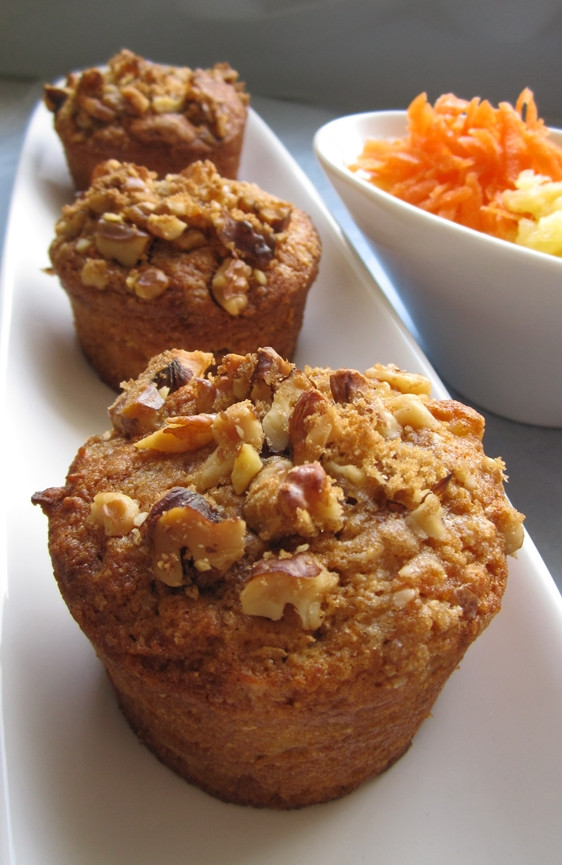 Vegan Muffin Recipes
 Vegan Wholewheat Pineapple Carrot Muffins – Vegangela