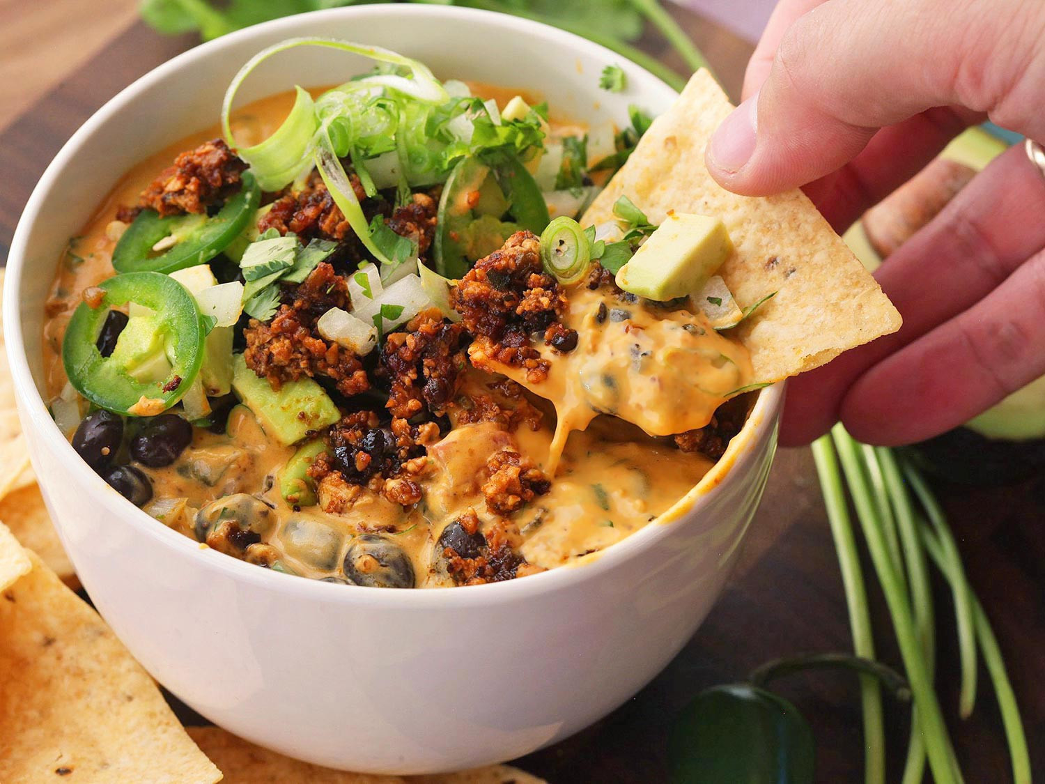Vegan Party Recipes
 The Ultimate Vegan Party Food Fully Loaded Queso Dip