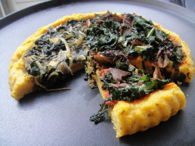 Vegan Polenta Recipes
 Clean Start Polenta Pizzas with Kale Chard and