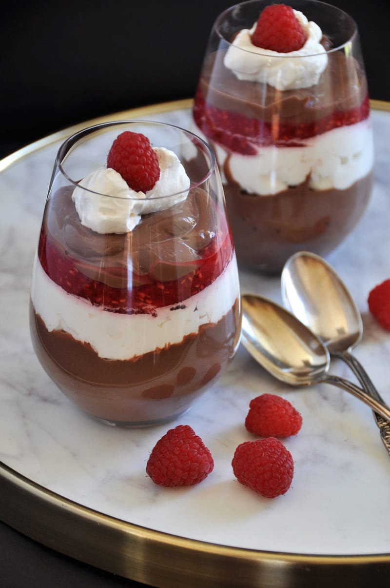Vegan Puddings Recipes
 Vegan Chocolate Raspberry Pudding Parfait for Two Veganosity