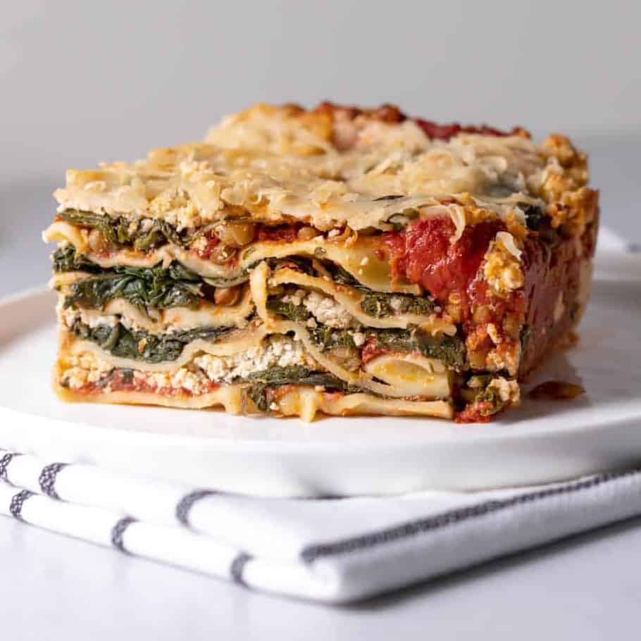 Vegan Spinach Lasagna
 Vegan Spinach Lasagna with Cashew Ricotta Delish Knowledge