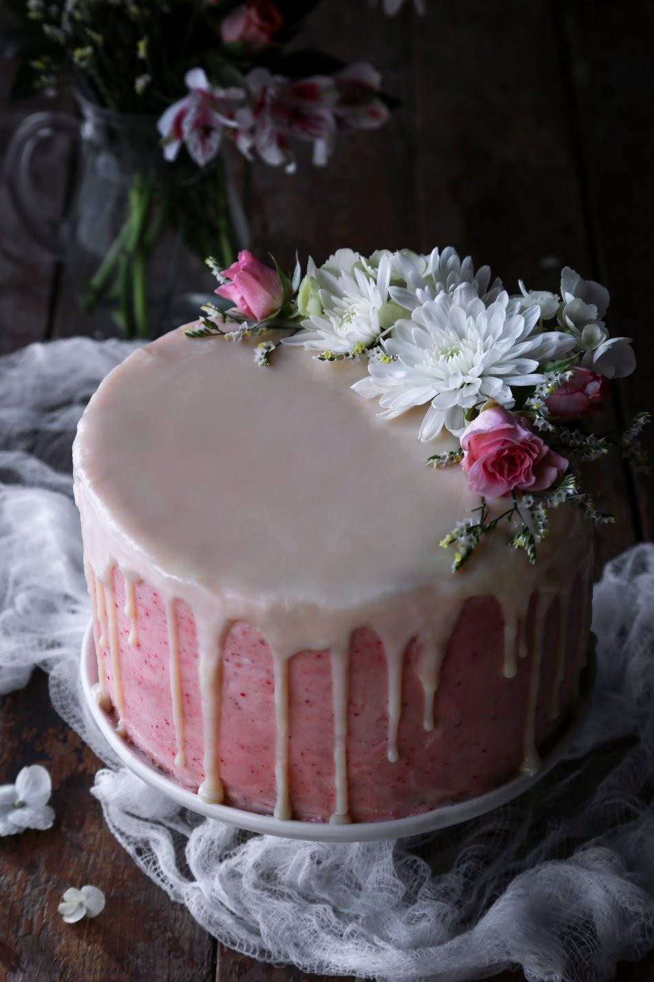 Vegan Strawberry Cake Recipe
 Vegan Vanilla Cake with Strawberry Buttercream Wife Mama
