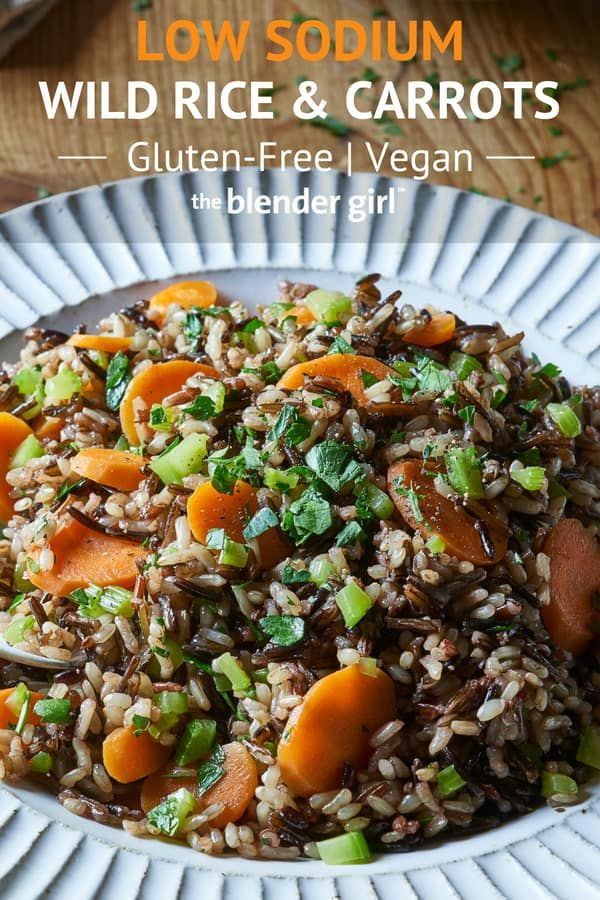 Vegan Wild Rice Recipes
 Wild Rice Recipe with Carrots Low Sodium Vegan The