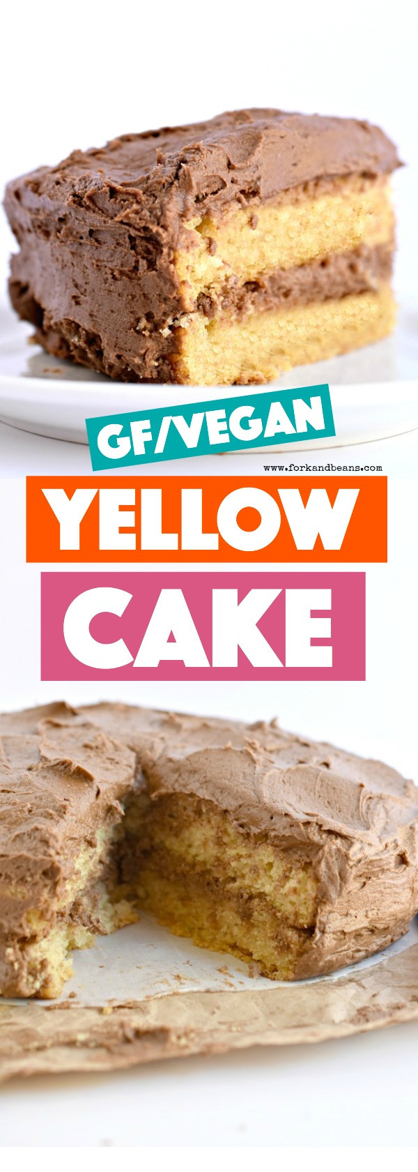 Vegan Yellow Cake Recipe
 Gluten Free Vegan Yellow Cake Fork and Beans
