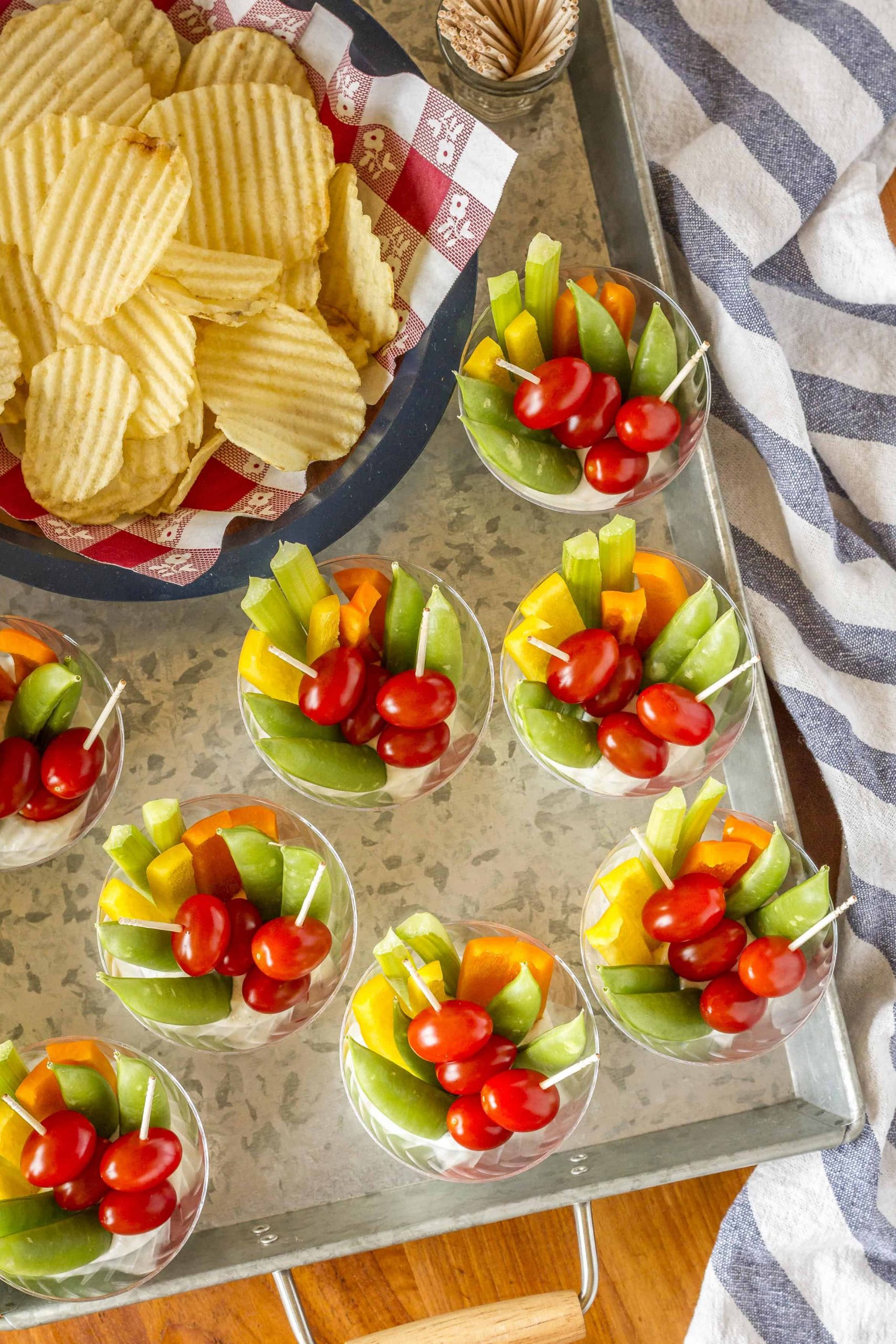 Vegetable Appetizers Finger Food
 Individual Veggie Cups Party Appetizer Unsophisticook