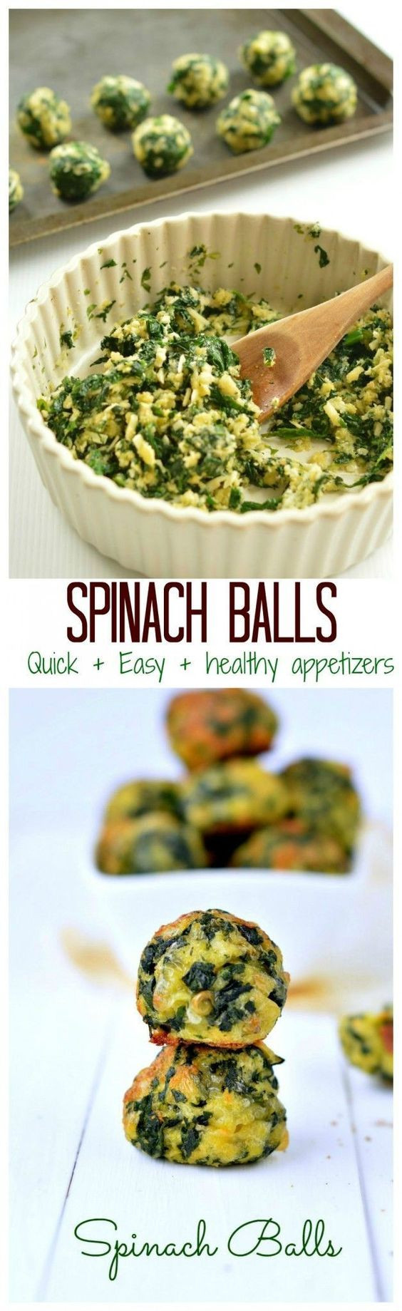 Vegetable Appetizers Finger Food
 Spinach balls Recipe