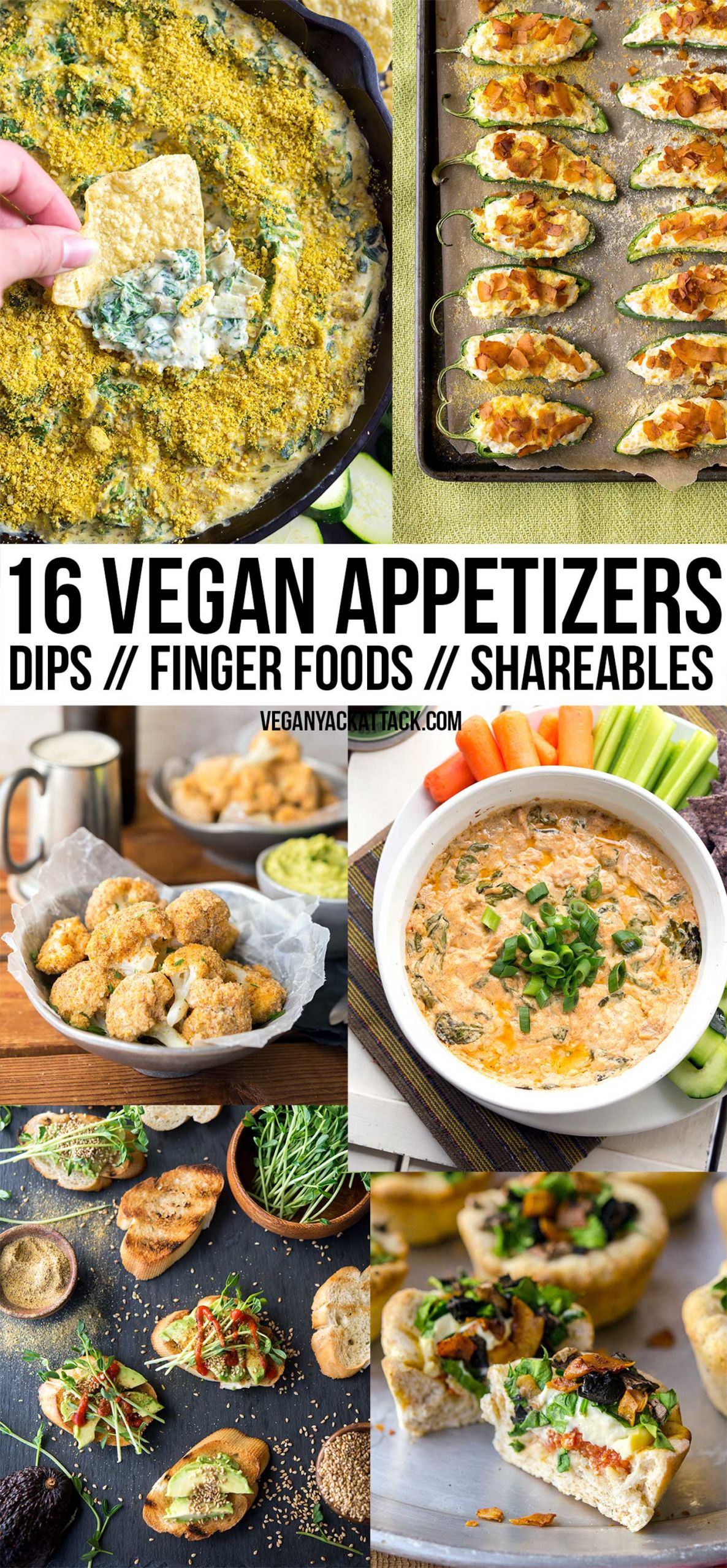 Vegetable Appetizers Finger Food
 16 Fun Vegan Appetizers Vegan Yack Attack