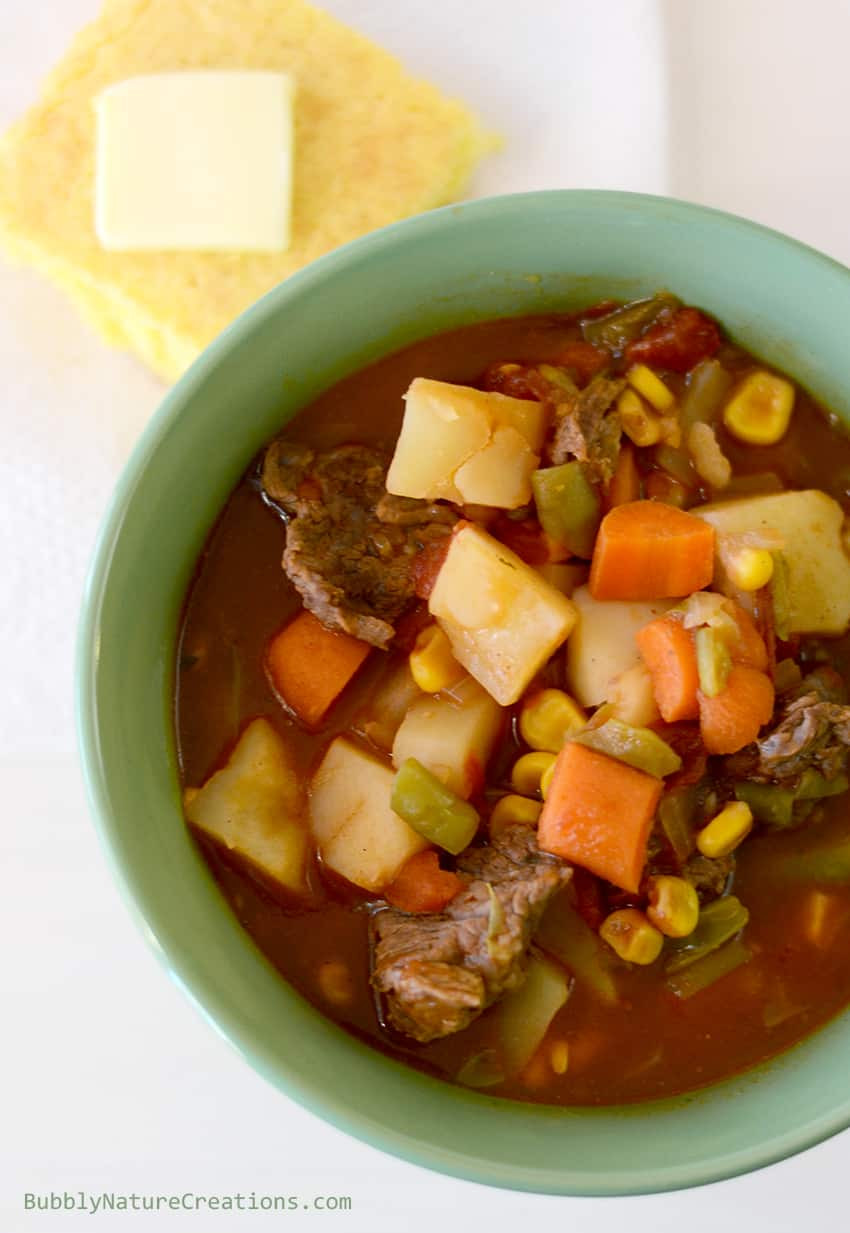 Vegetable Beef Stew Crockpot
 Mom s Ve able Beef Stew Crockpot Heirloom Recipes