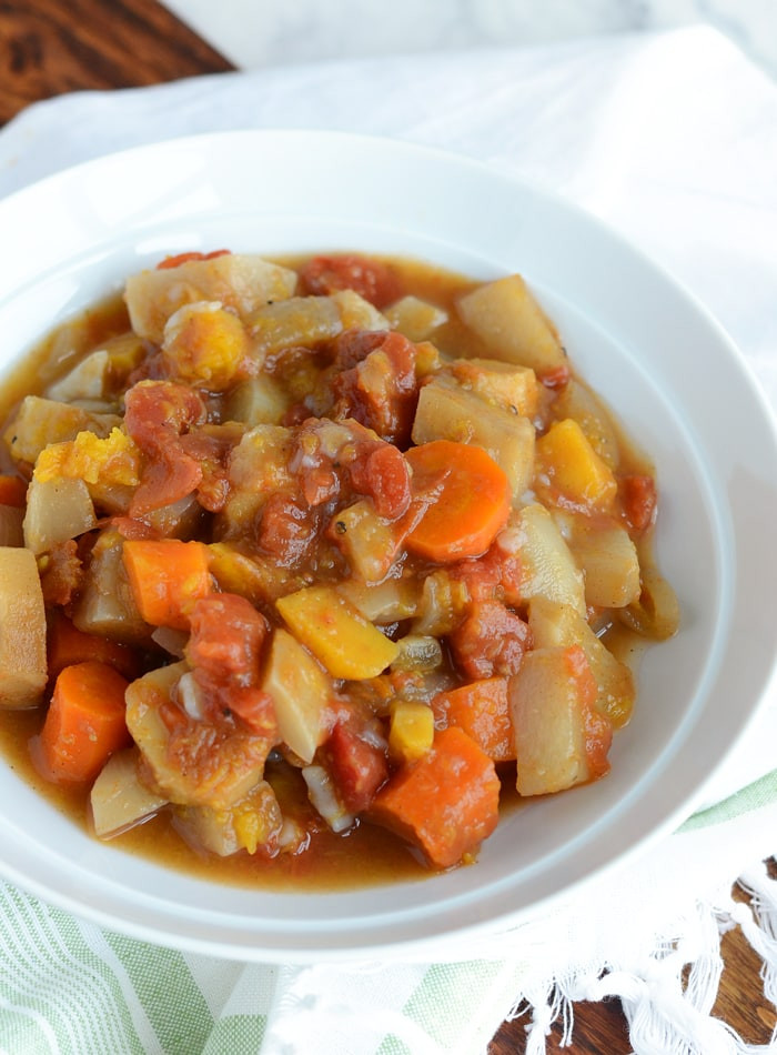 Vegetable Stew Slow Cooker
 Hearty Slow Cooker Root Ve able Stew Vegan Low Fat