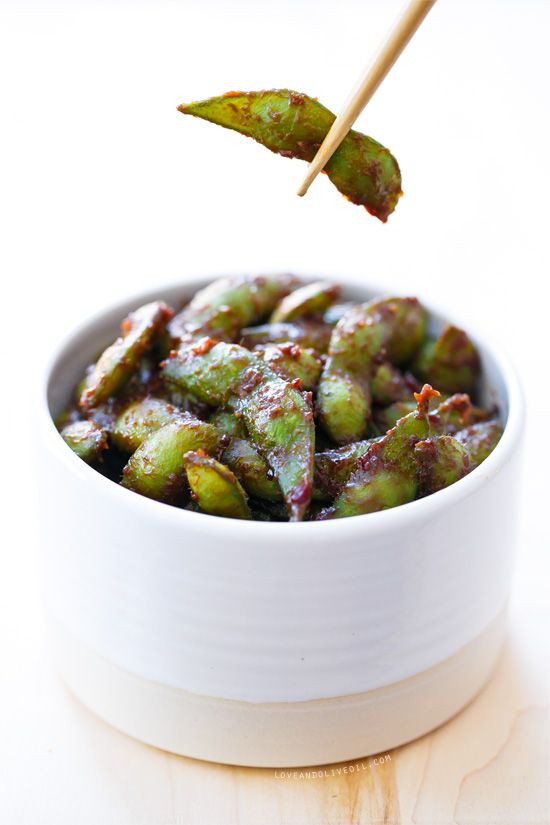 Vegetarian Asian Appetizers
 Spicy Miso Edamame