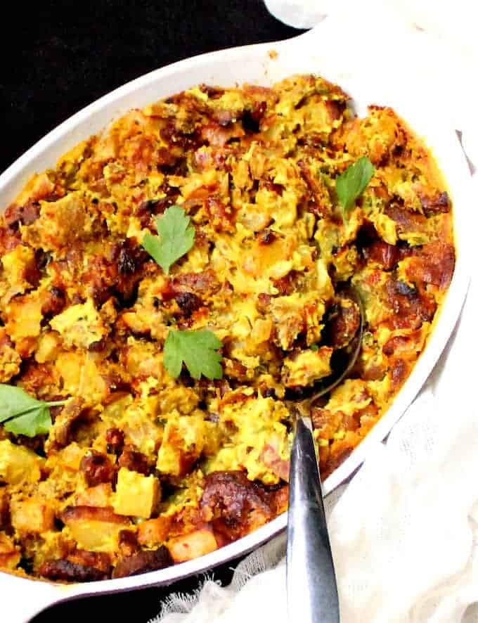 Vegetarian Breakfast Casserole Recipes
 Cheesy Vegan Breakfast Potato Casserole