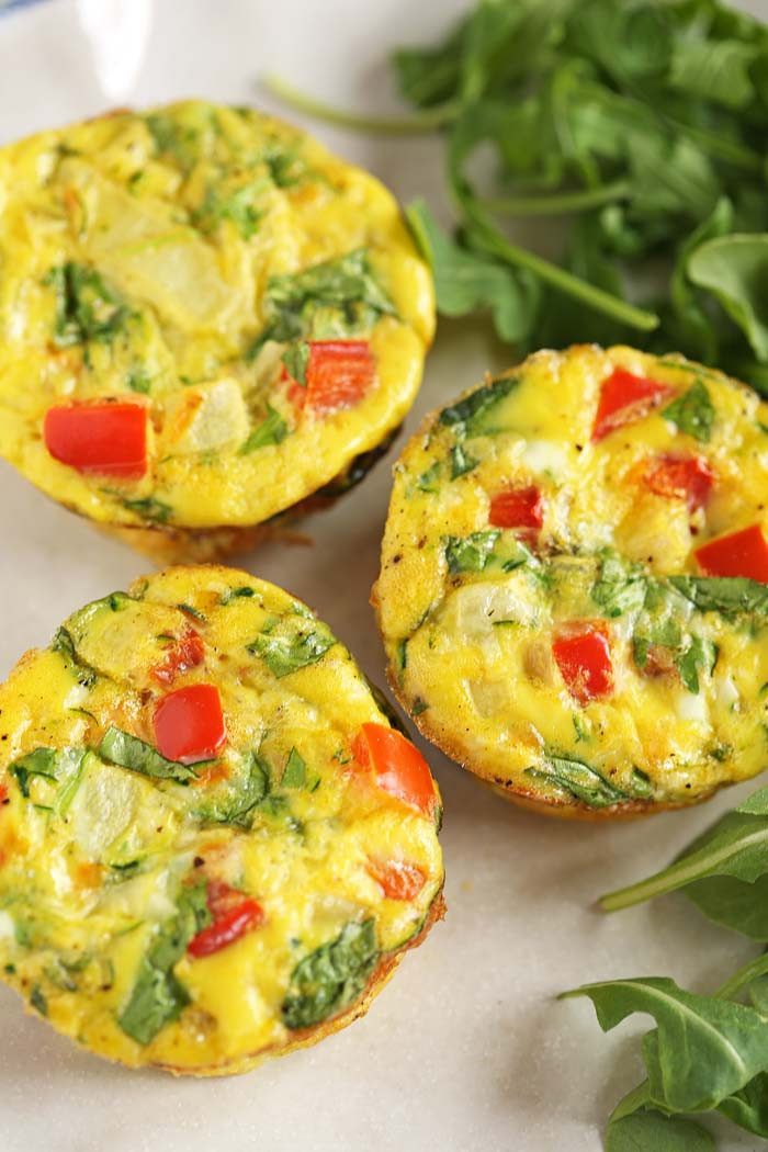 Vegetarian Egg Recipes
 Healthy Veggie Egg Muffins Eat Yourself Skinny