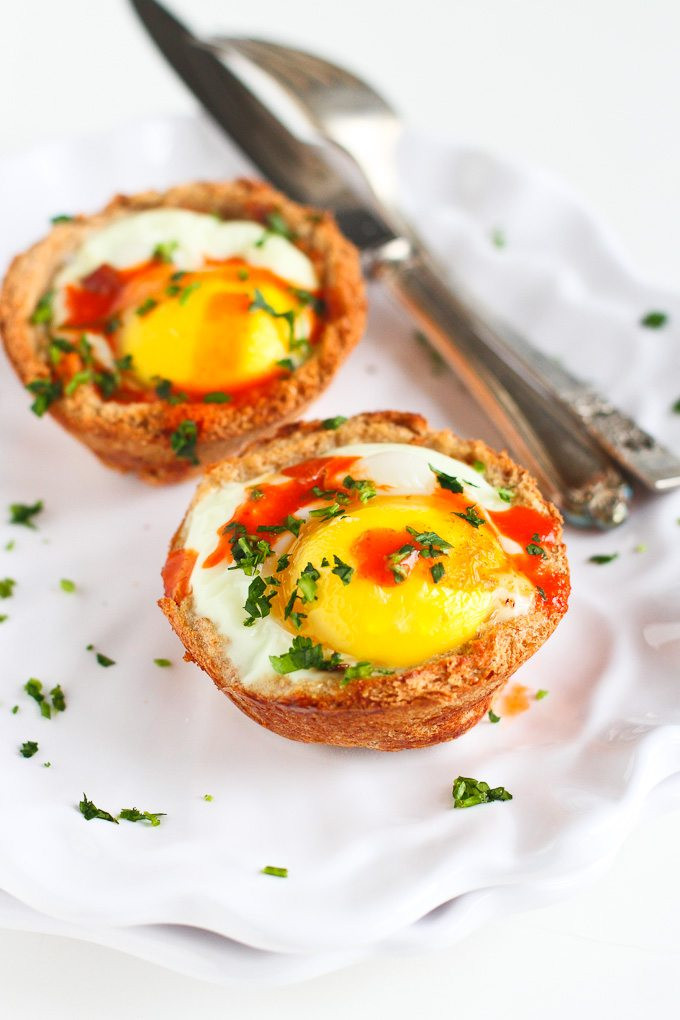 Vegetarian Egg Recipes
 Ve able Egg & Toast Cups Recipe Cookin Canuck