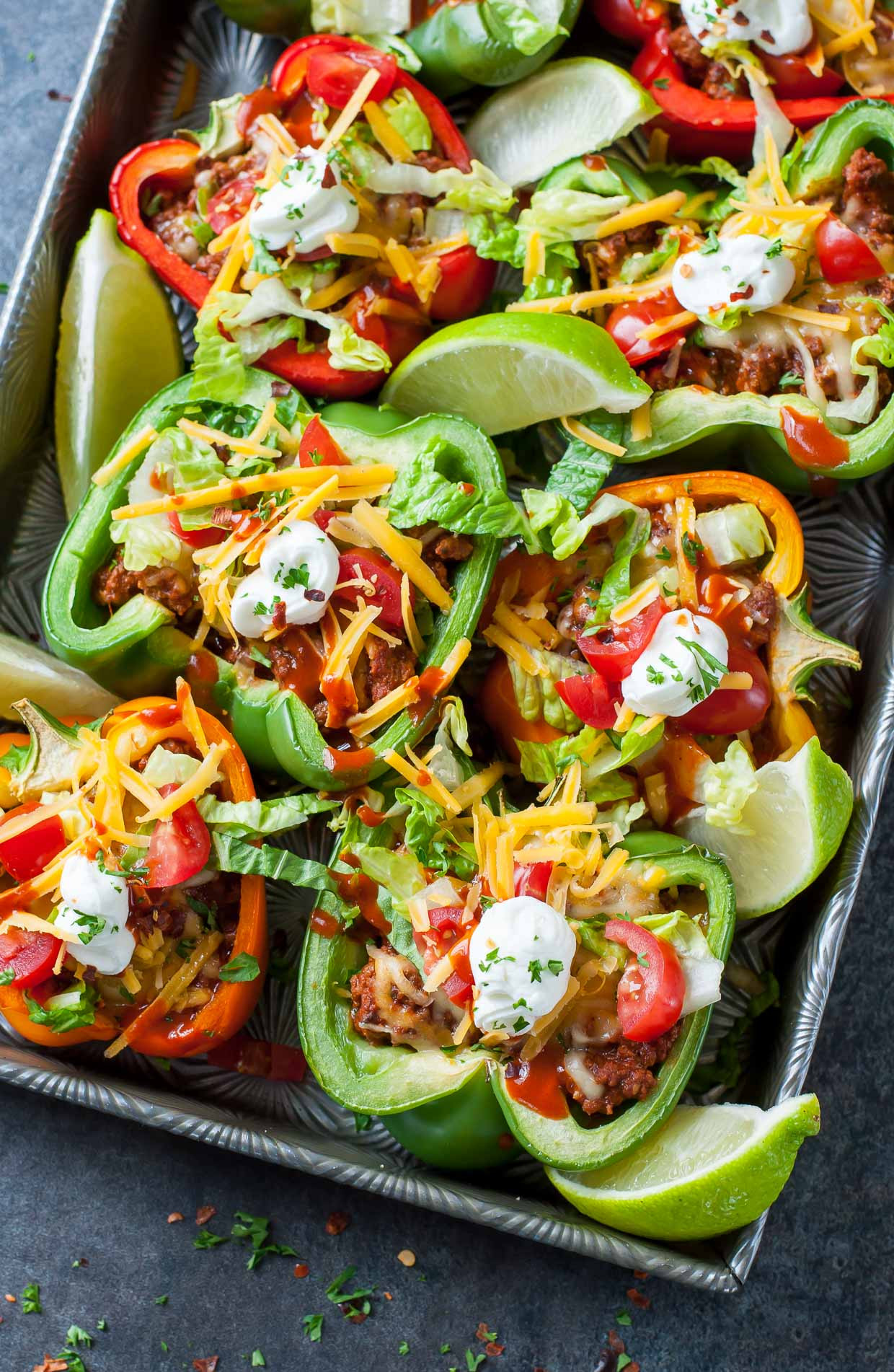 Vegetarian Green Pepper Recipes
 Baked Bell Pepper Tacos Peas And Crayons
