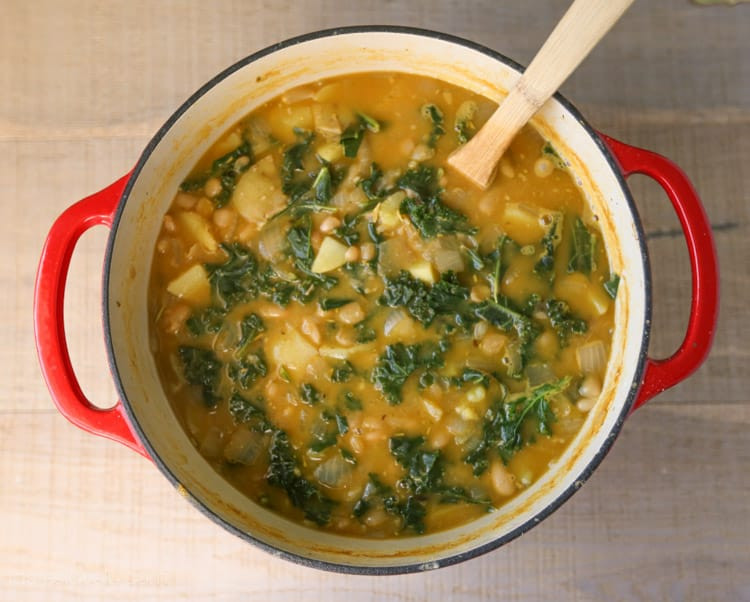 Vegetarian Kale Soup Recipes
 Potato White Bean & Kale Vegan Soup Tastes Lovely