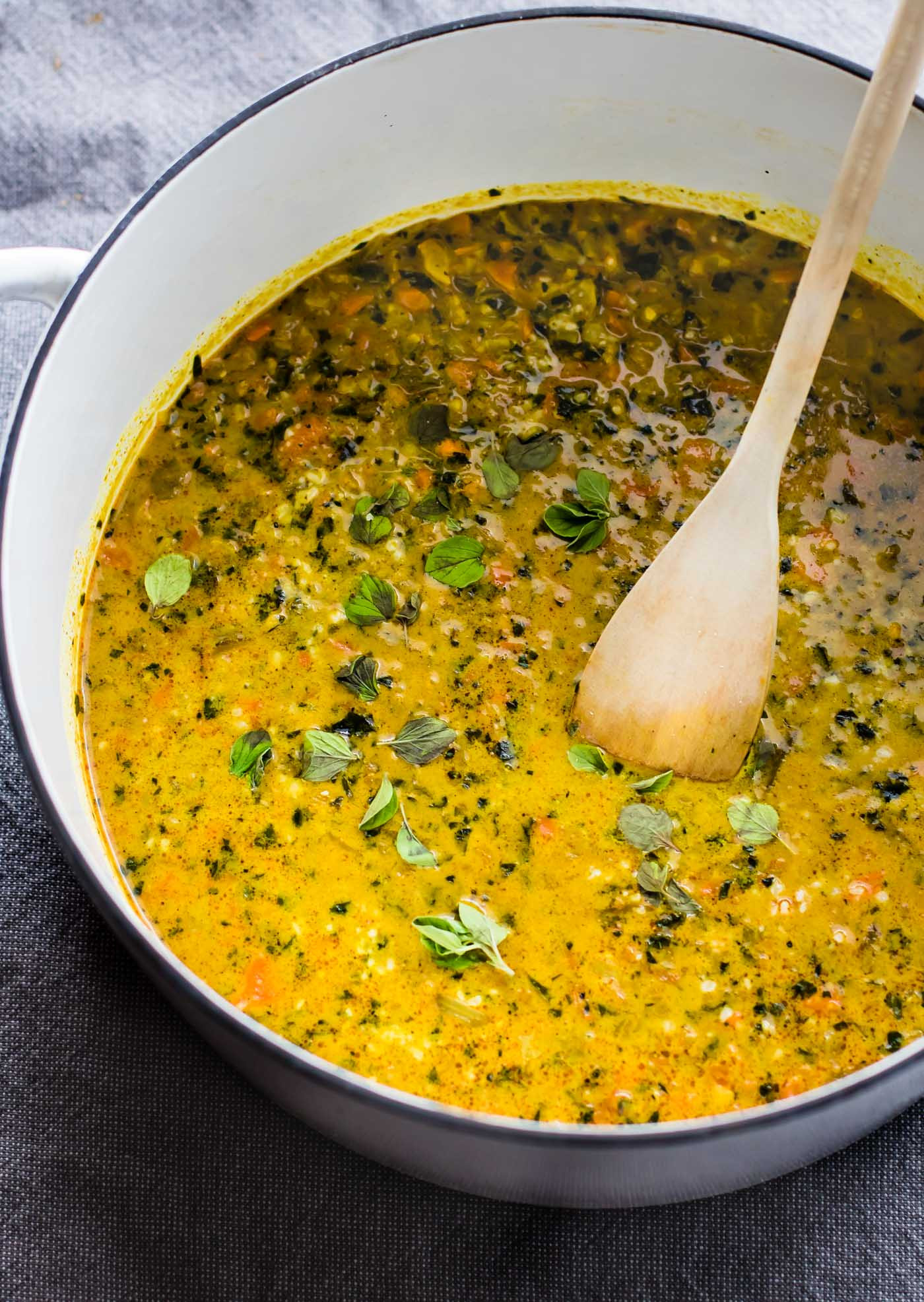 Vegetarian Kale Soup Recipes
 Kale Soup with Curried Cauliflower Rice Paleo Vegan