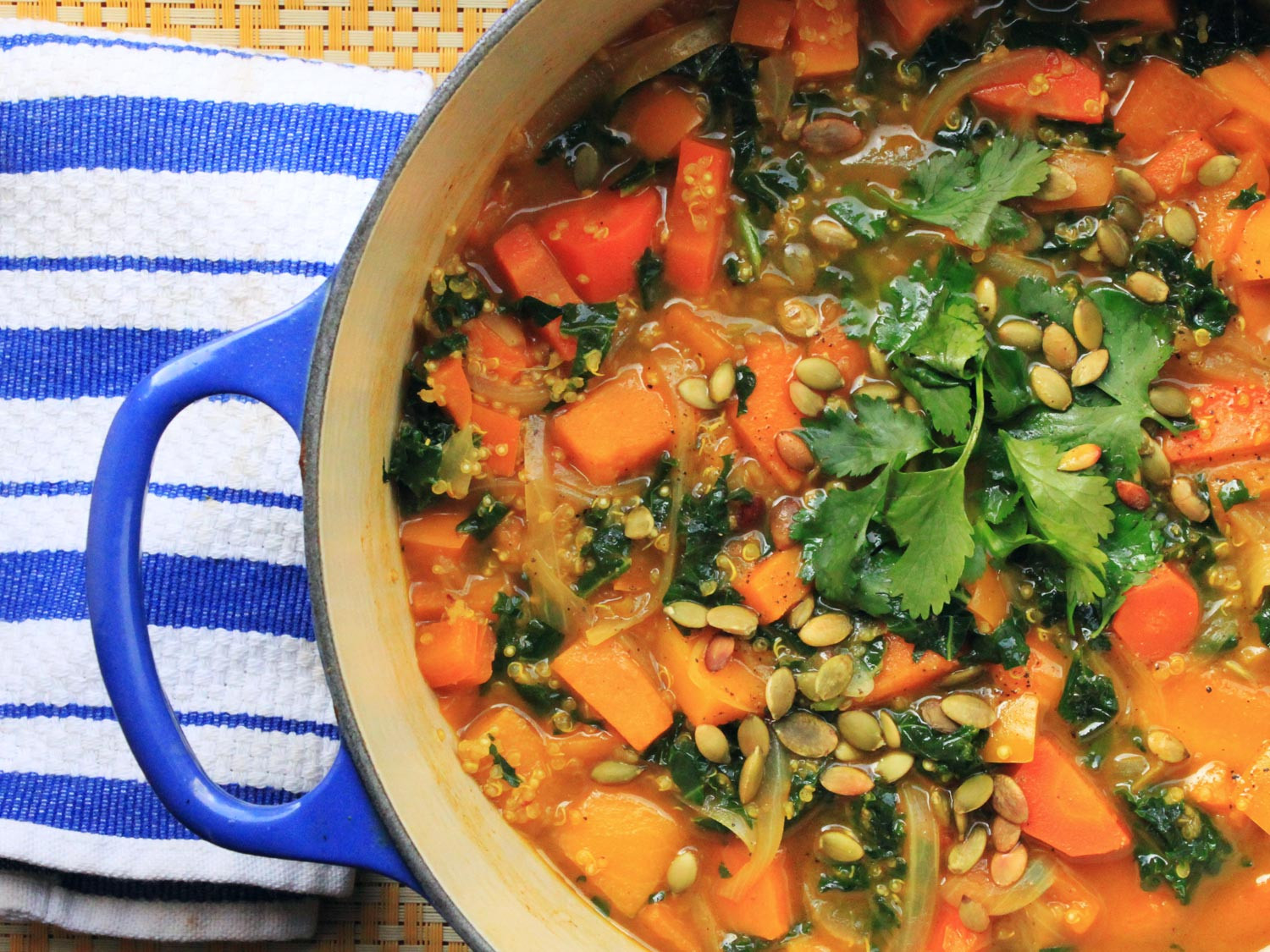 Vegetarian Kale Soup Recipes
 Vegan Curry Butternut Squash Soup With Kale Recipe