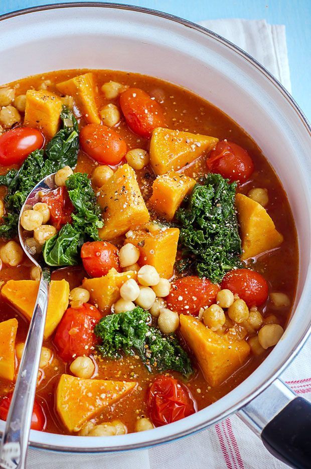 Vegetarian Kale Soup Recipes
 Vegan Sweet Potato Kale and Chickpea Soup Recipe — Eatwell101