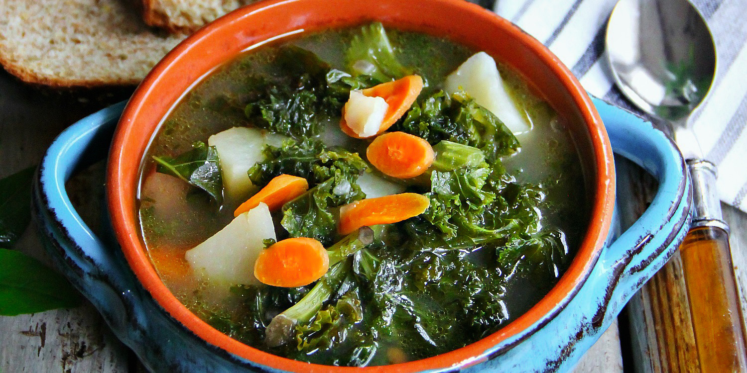 Vegetarian Kale Soup Recipes
 Ve arian Kale Soup Sandra s Easy Cooking
