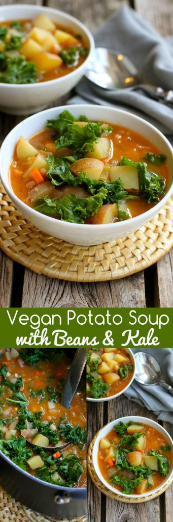 Vegetarian Kale Soup Recipes
 Vegan Potato Soup Recipe with Beans & Kale Cookin Canuck