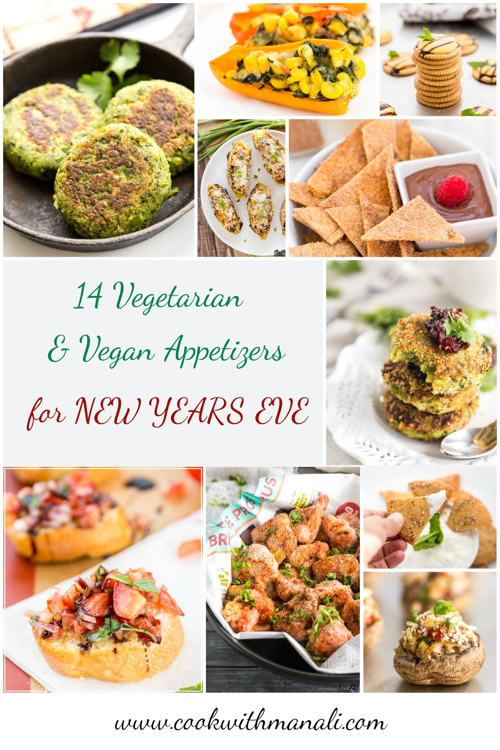 Vegetarian New Year Eve Recipes
 14 Ve arian Vegan Appetizers for New Years Eve