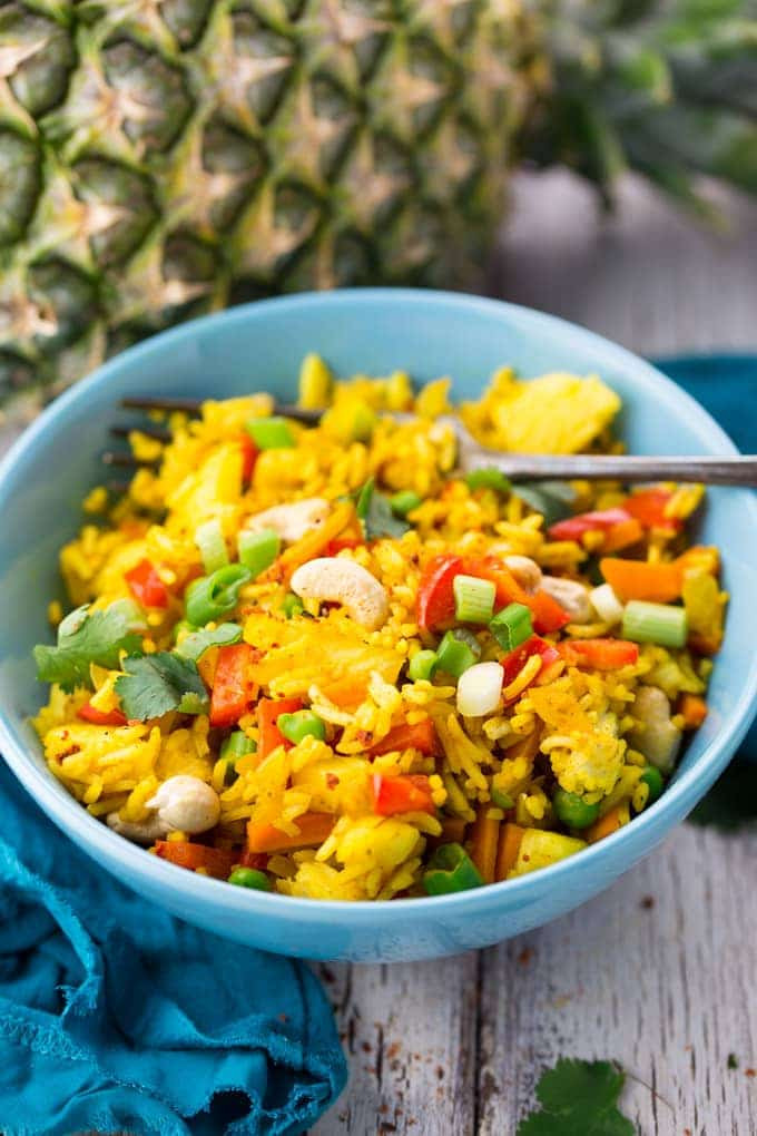 Vegetarian Recipes With Rice
 Thai Pineapple Fried Rice Recipe Vegan Vegan Heaven
