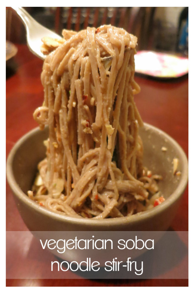 Vegetarian Soba Noodles
 ve arian soba noodle stir fry