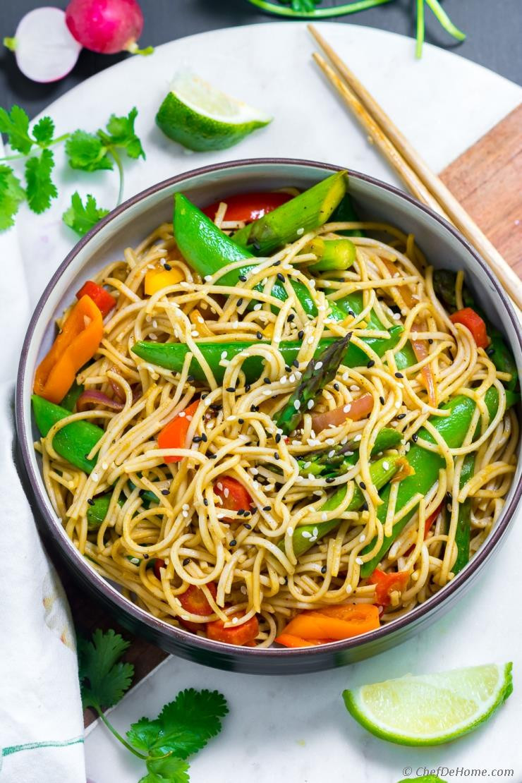 Vegetarian Soba Noodles
 Spicy Soba Noodles Ve able Stir Fry Recipe