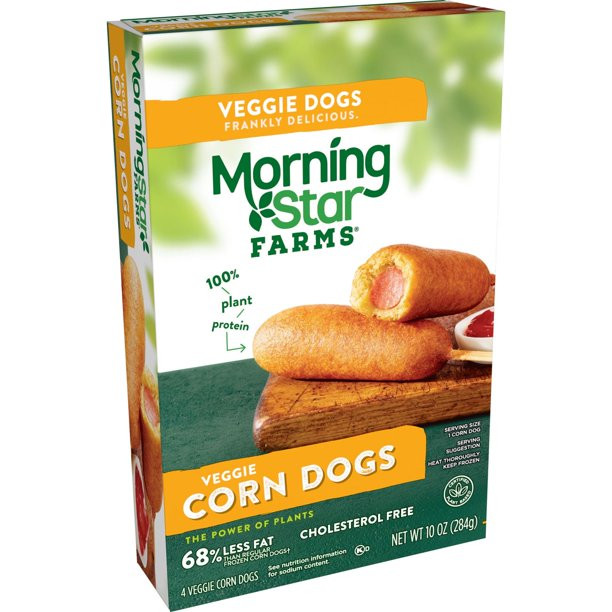 Veggie Corn Dogs
 MorningStar Farms Veggie Corn Dogs Original 10 Oz
