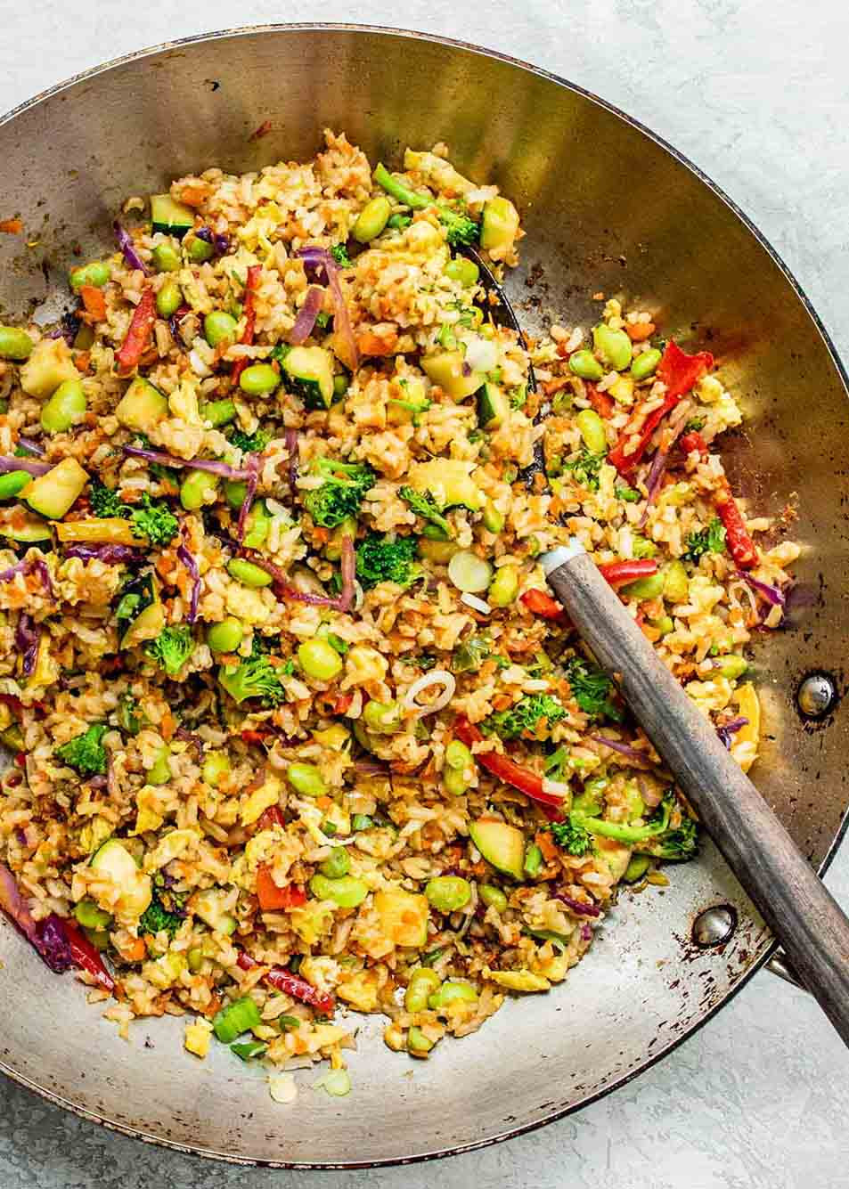 Veggie Fried Rice
 Easy Ve able Fried Rice Recipe